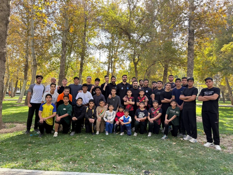 دویدن در پارک ملت با شاگردان باشگاه