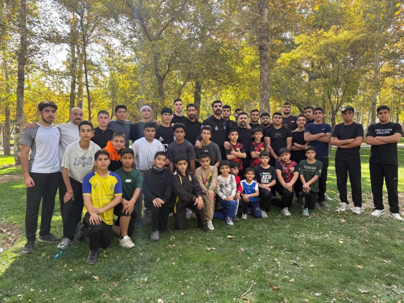 دویدن در پارک ملت با شاگردان باشگاه